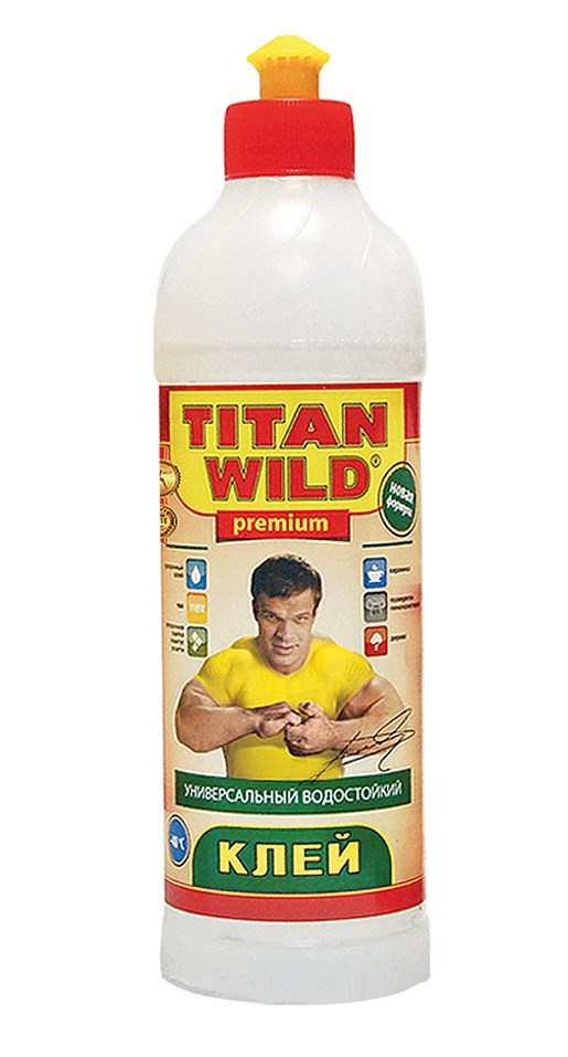 Универсальные titan. Клей универсальный "Titan Wild", 0,5л.. Клей Titan Wild 1.0л универсальный термостойкий кр/эт. Клей полимерный универсальный водостойкий. Клей Титан прозрачный.