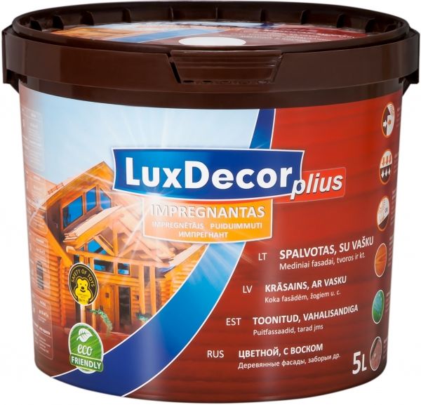 Купить декоративная пропитка для дерева luxdecor 5 л белый, в Гомеле с доставкой | БлэкСтил